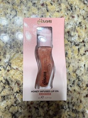 Gisou Honey Infused Lip Oil Glazed Plum NIB 8ml/0.27fl oz
